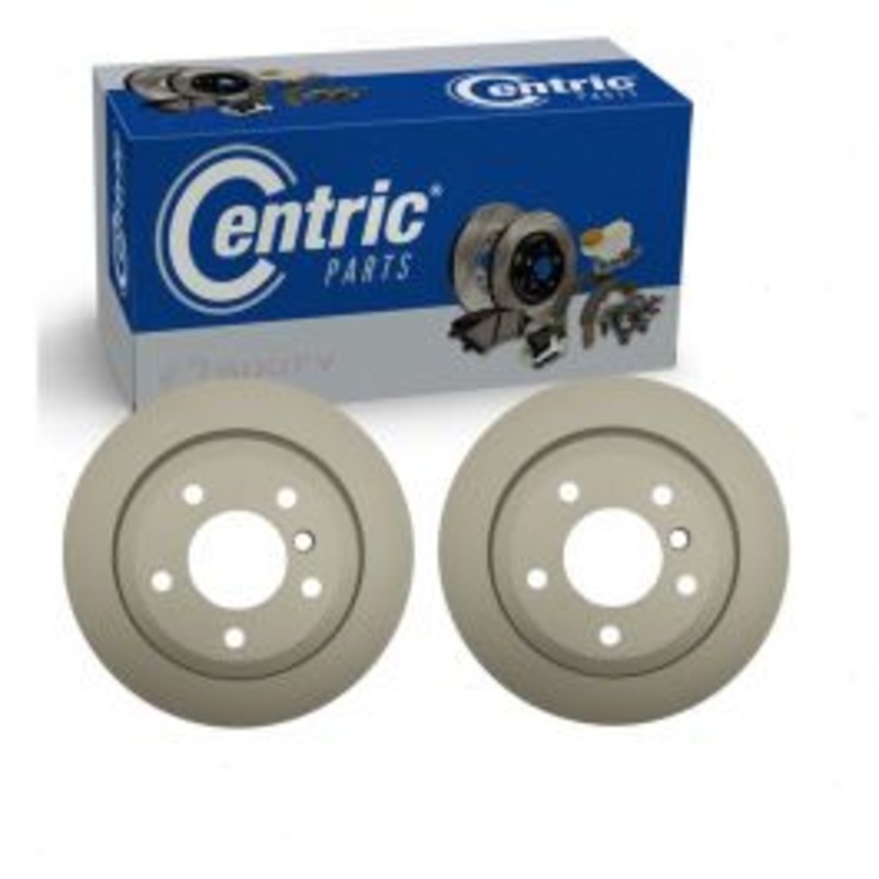 2 pc Centric GCX Rear Disc Brake Rotors for 2010-2015 BMW X1