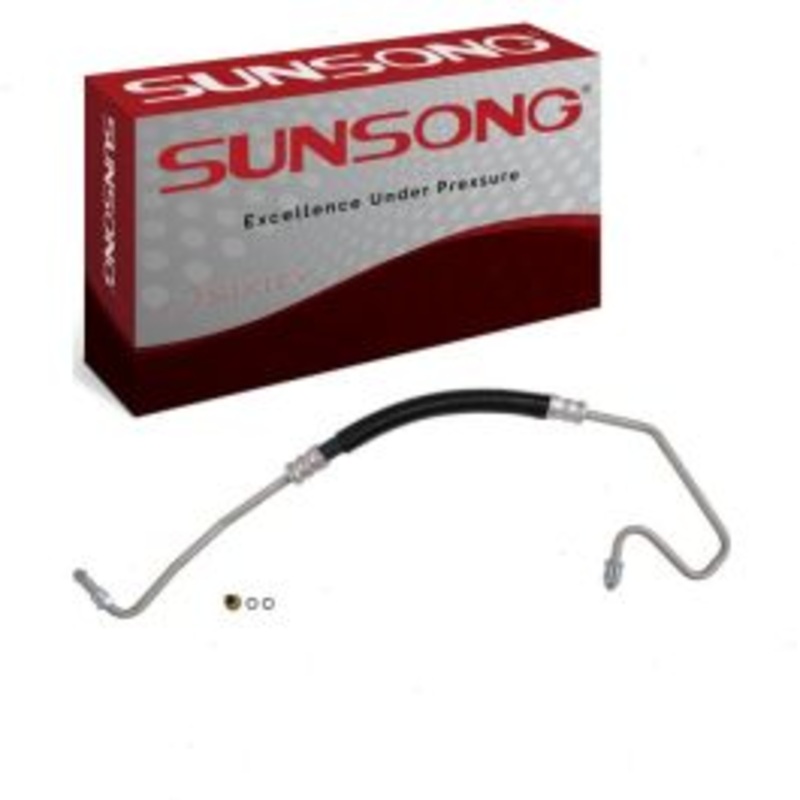 Sunsong Power Steering Pressure Line Hose for 1997-2000 Chevrolet K2500