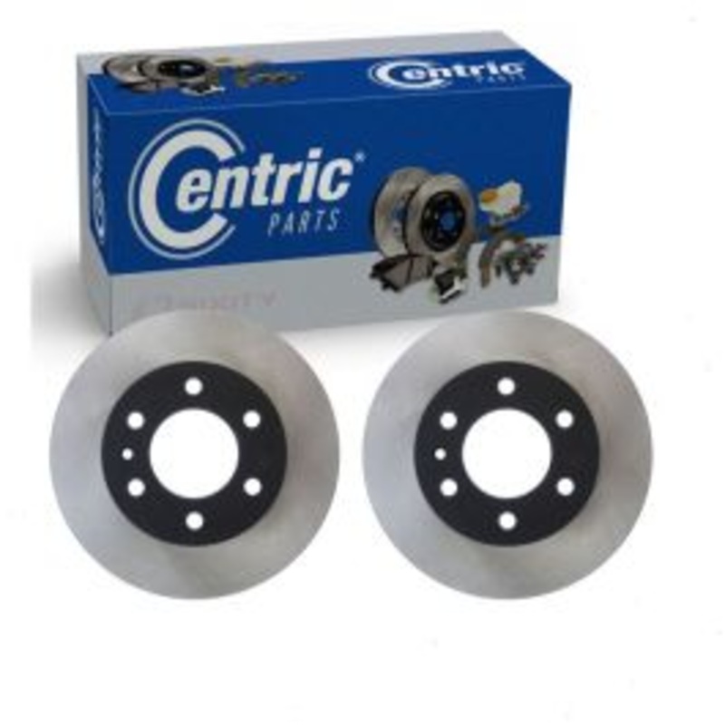 2 pc Centric Premium Front Disc Brake Rotors for 2010-2023 Mercedes-Benz Sprinter 3500