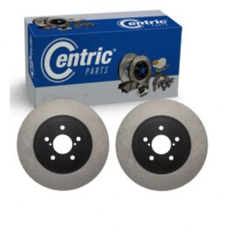 2 pc Centric Premium Front Disc Brake Rotors for 2022-2023 Toyota GR86