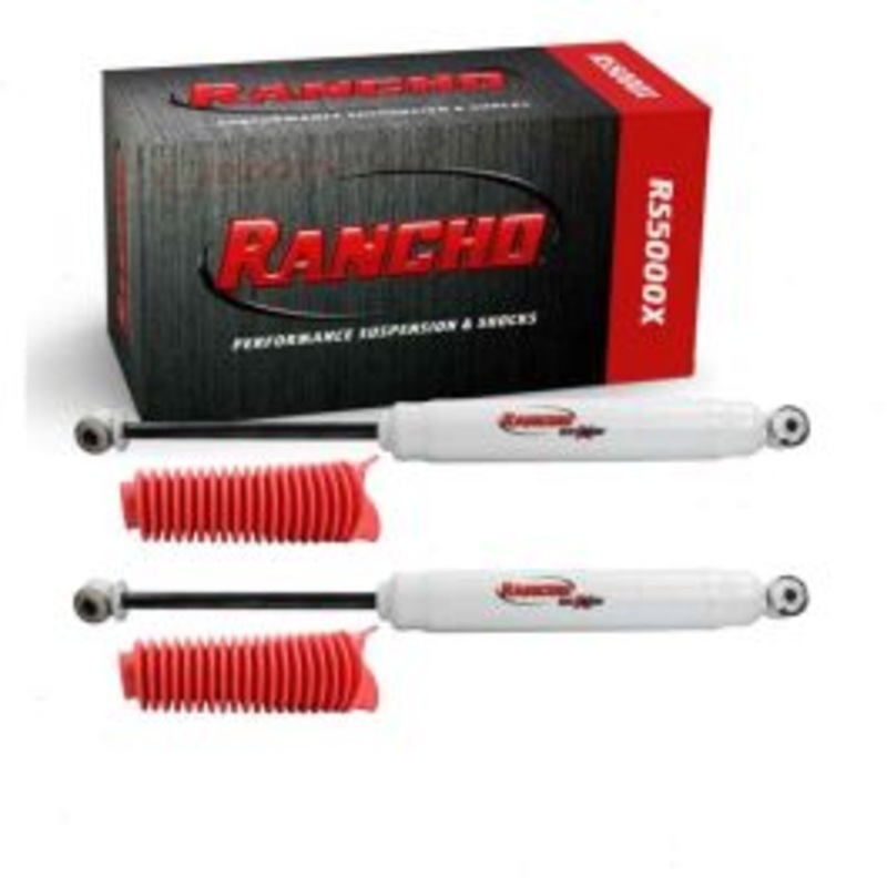 2 pc Rancho RS5000X Front Shock Absorbers for 2000-2005 Ford Excursion