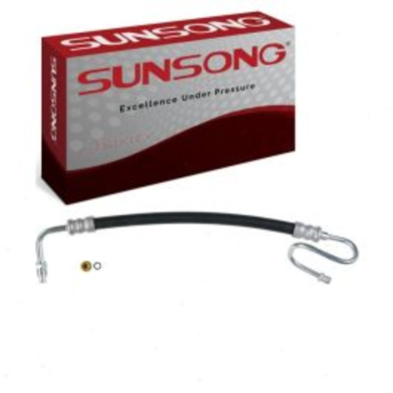 Sunsong Power Steering Pressure Line Hose for 1980-1989 Ford F-150