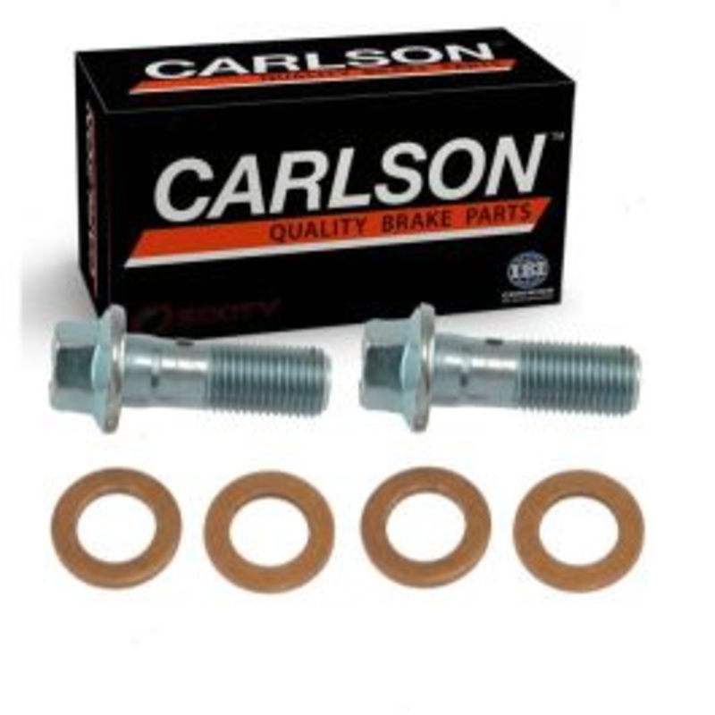 2 pc Carlson Rear Brake Hydraulic Banjo Bolts for 2018-2022 GMC Terrain