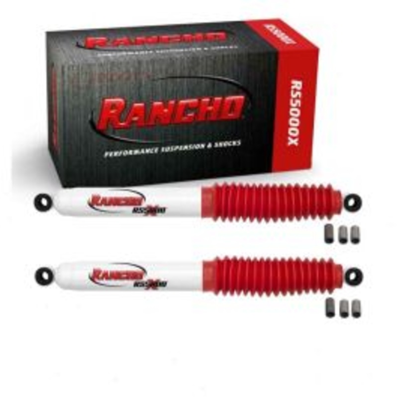 2 pc Rancho RS5000X Front Shock Absorbers for 1966-1968 Jeep CJ5A