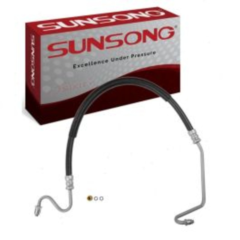 Sunsong Hydroboost To Gear Power Steering Pressure Line Hose for 1987 GMC V2500