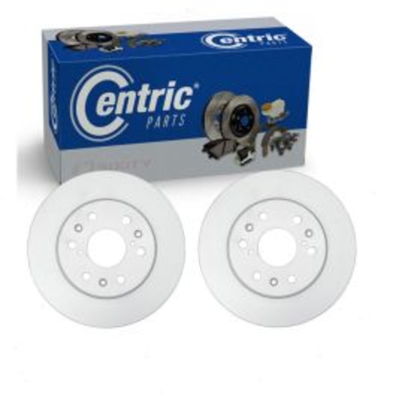 2 pc Centric GCX Front Disc Brake Rotors for 2007-2020 Cadillac Escalade