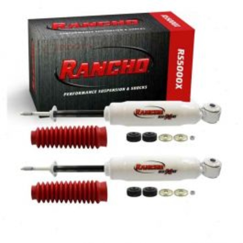 2 pc Rancho RS5000X Front Shock Absorbers for 1997-2002 Ford Expedition