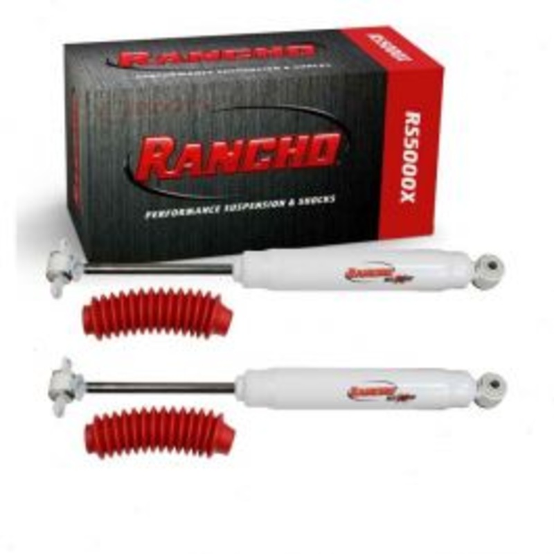 2 pc Rancho RS5000X Rear Shock Absorbers for 2004-2012 GMC Canyon