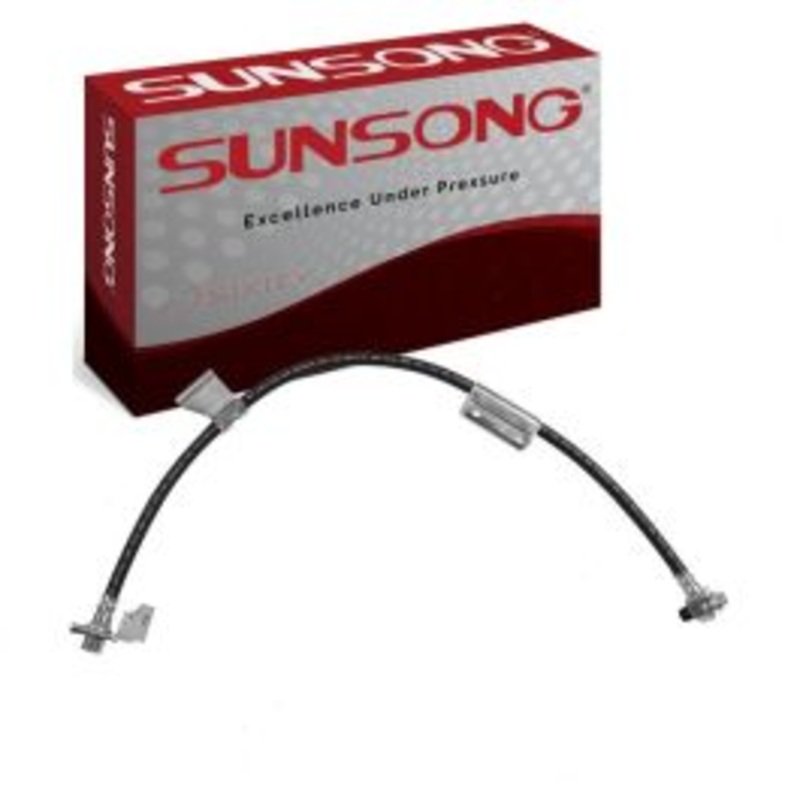 Sunsong Front Left Brake Hydraulic Hose for 2000-2006 GMC Yukon XL 1500