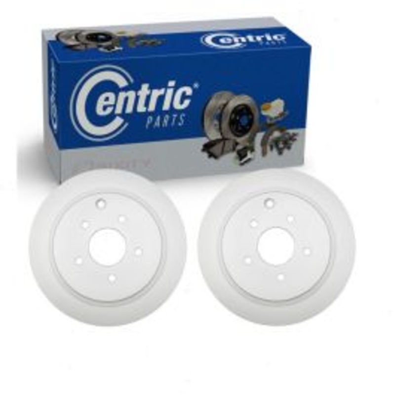 2 pc Centric GCX Rear Disc Brake Rotors for 2013 INFINITI FX37