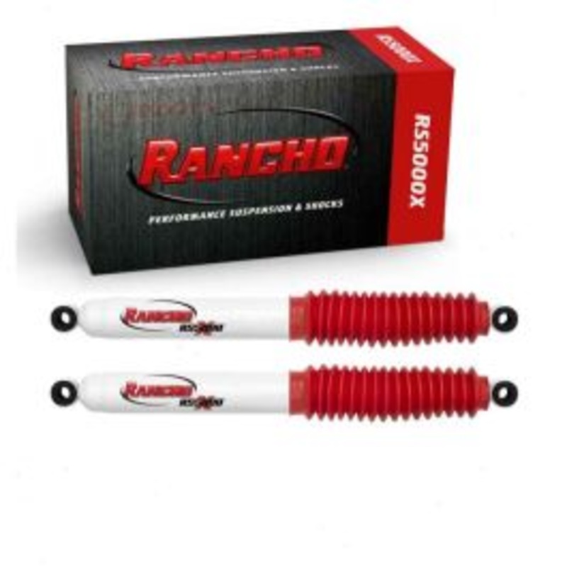 2 pc Rancho RS5000X Front Shock Absorbers for 1984-1991 Jeep Grand Wagoneer