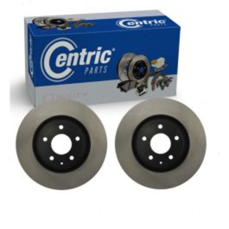 2 pc Centric Premium Front Disc Brake Rotors for 2021 Mazda 6