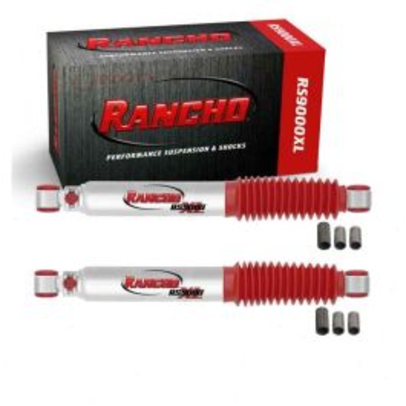 2 pc Rancho RS9000XL Rear Shock Absorbers for 1979-1983 Toyota Pickup