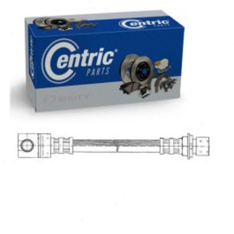 Centric Premium Rear Brake Hydraulic Hose for 1977-1979 Pontiac Phoenix