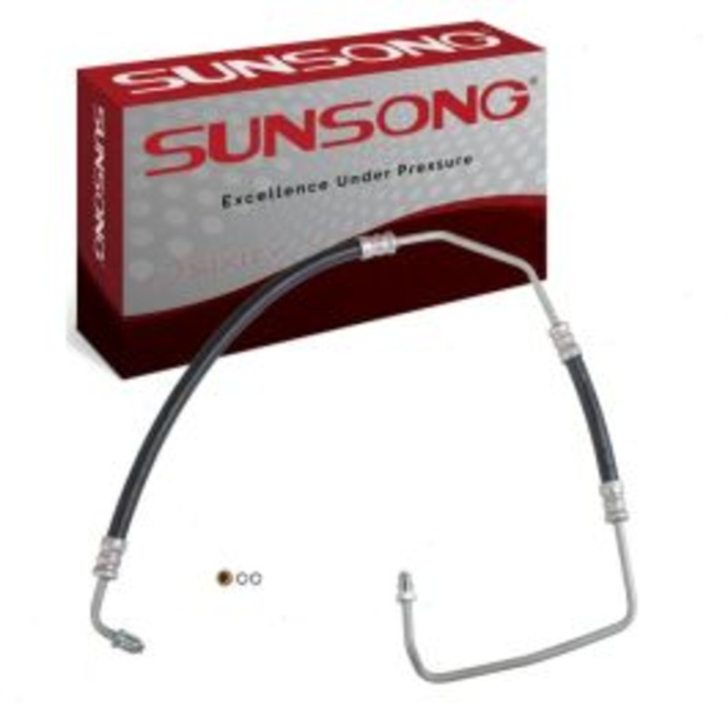 Sunsong To Gear Hydraulic Fan Motor Power Steering Pressure Line Hose for 2001-2004 Jeep Grand Cherokee