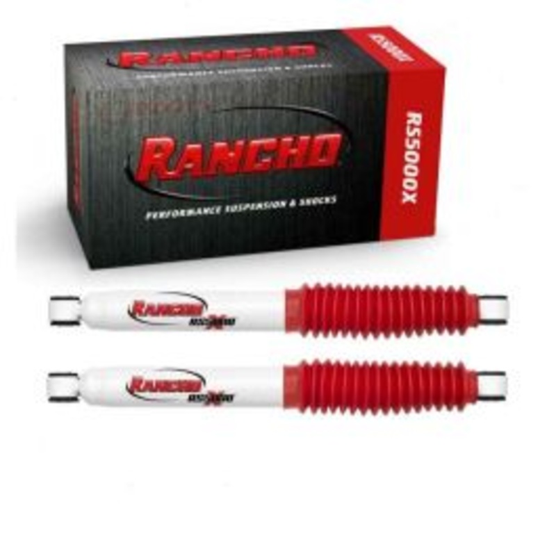 2 pc Rancho RS5000X Front Outer Shock Absorbers for 1987-1991 GMC V2500 Suburban