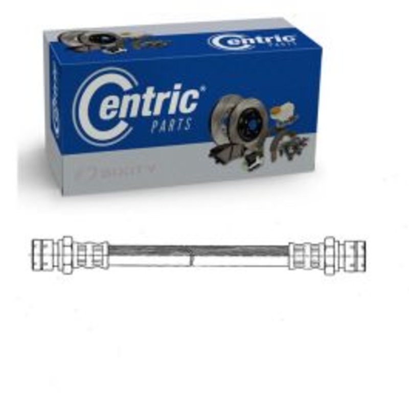 Centric Premium Rear Right Brake Hydraulic Hose for 1967-1979 Volkswagen Transporter