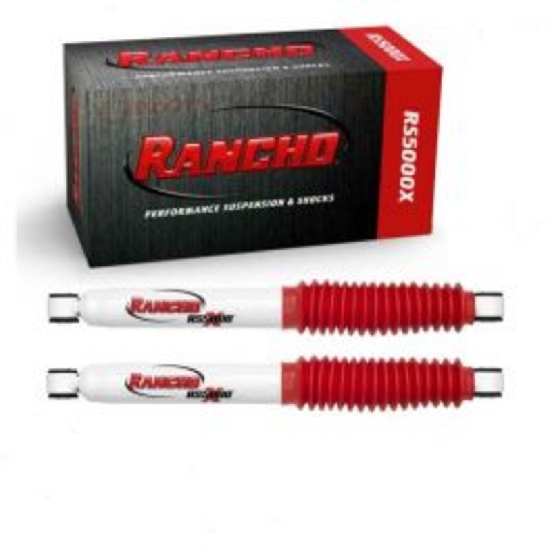 2 pc Rancho RS5000X Front Outer Shock Absorbers for 1987-1991 Chevrolet Blazer