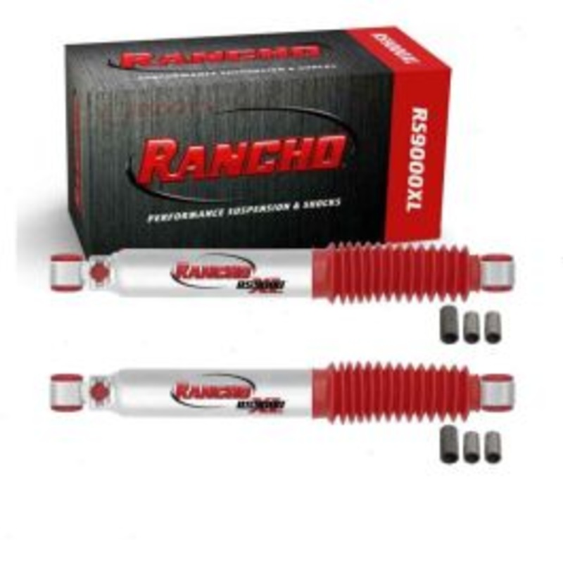 2 pc Rancho RS9000XL Rear Shock Absorbers for 1992-1995 Chevrolet G30