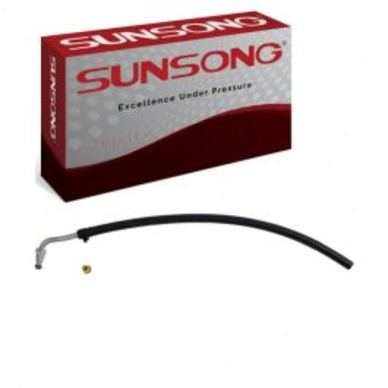 Sunsong Gear To Cooler Power Steering Return Line Hose for 2006-2009 Mitsubishi Raider