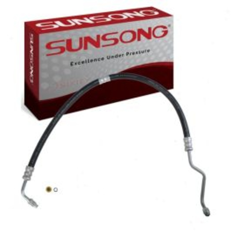 Sunsong Power Steering Pressure Line Hose for 1981-1988 Mercury Cougar 2.3L 3.3L 4.2L 5.0L L4 L6 V8