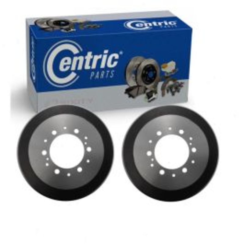 2 pc Centric Premium Rear Brake Drums for 1986-2002 Toyota 4Runner