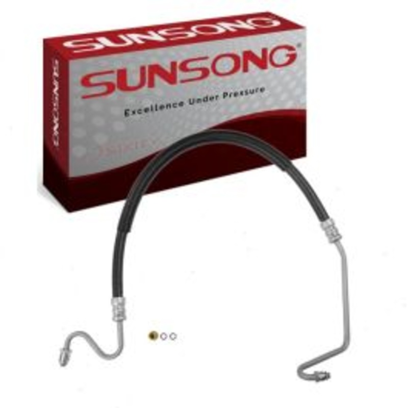 Sunsong Hydroboost To Gear Power Steering Pressure Line Hose for 1987-1991 GMC V3500