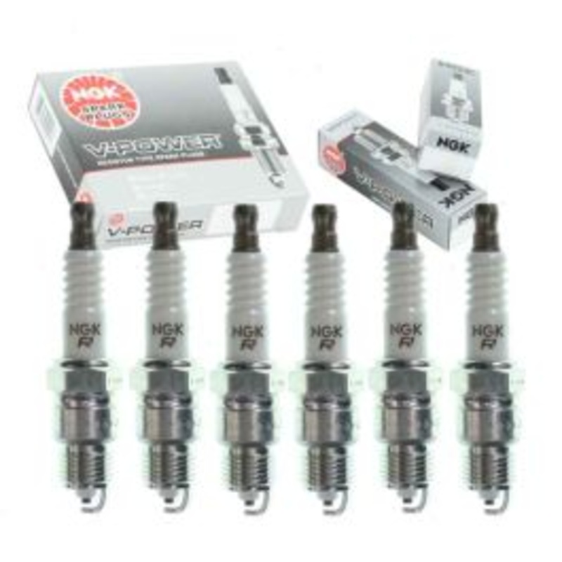 6 pc NGK V-Power Spark Plugs for 1978 GMC G35 4.1L L6