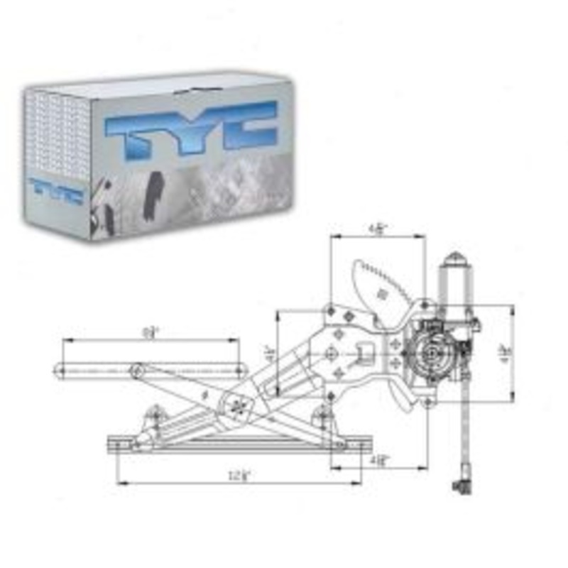 TYC 660392 Power Window Motor & Regulator Assembly