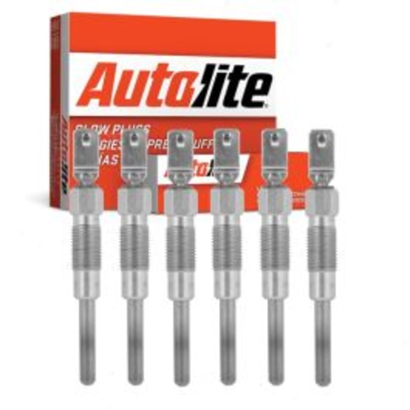 6 pc Autolite Diesel Glow Plugs for 1982-1983 Oldsmobile Cutlass Calais 4.3L V6