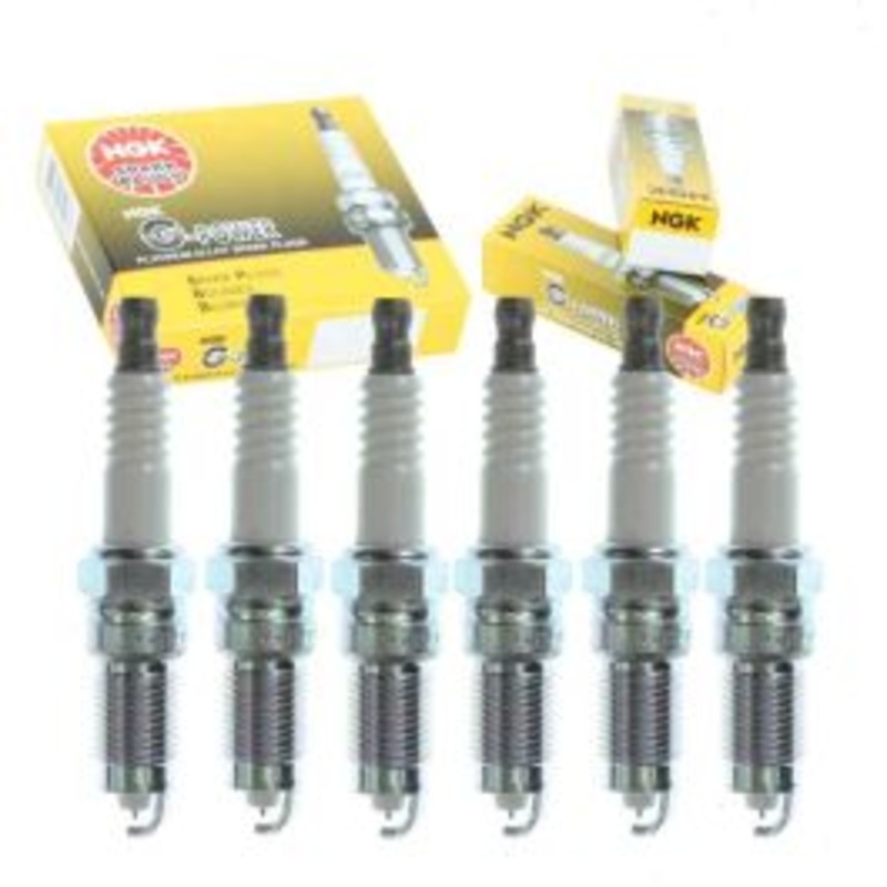 6 pc NGK G-Power Spark Plugs for 2003 Ford E-150 Club Wagon 4.2L V6