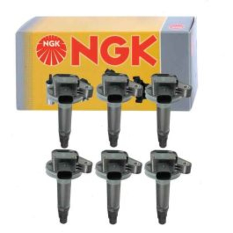6 pc NGK Ignition Coils for 2009-2016 Lincoln MKS 3.7L V6