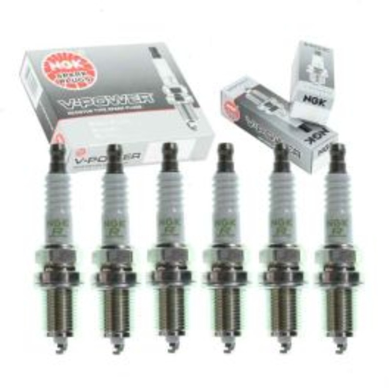 6 pc NGK V-Power Spark Plugs for 1990-1995 Nissan Pathfinder 3.0L V6