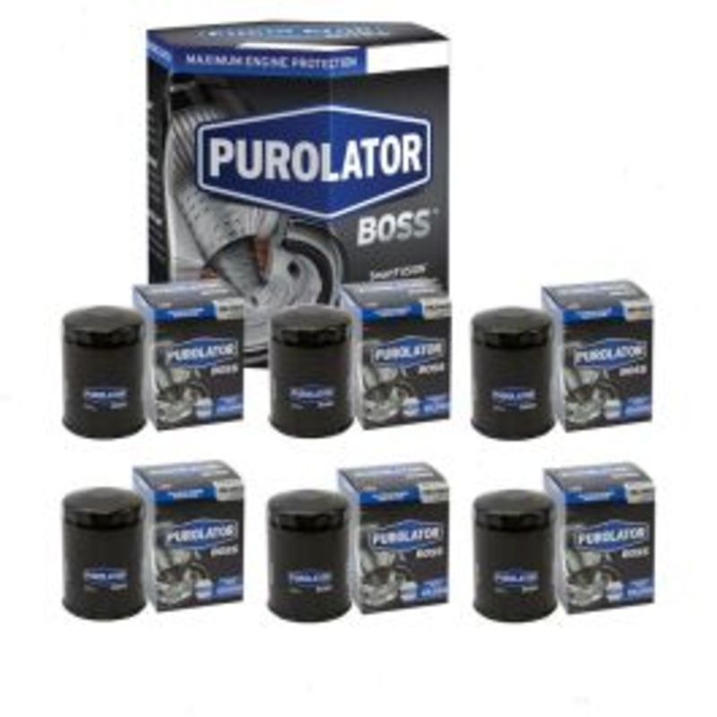 6 pc Purolator BOSS PBL34631 Engine Oil Filters