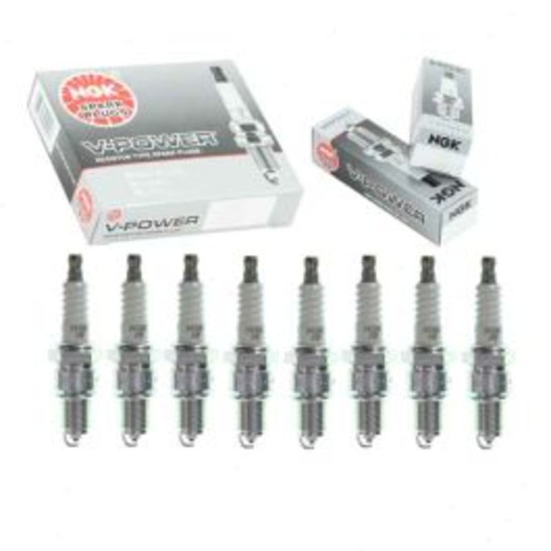 8 pc NGK V-Power Spark Plugs for 1968-1969 GMC C25 C2500 Pickup 6.5L V8