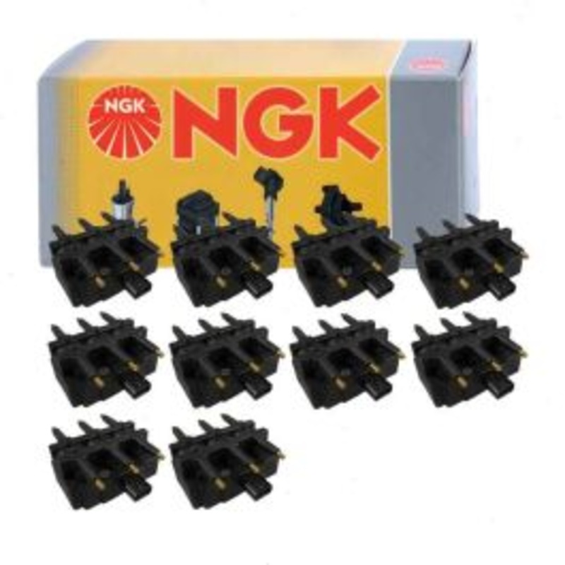 10 pc NGK 48695 U2057 Ignition Coils