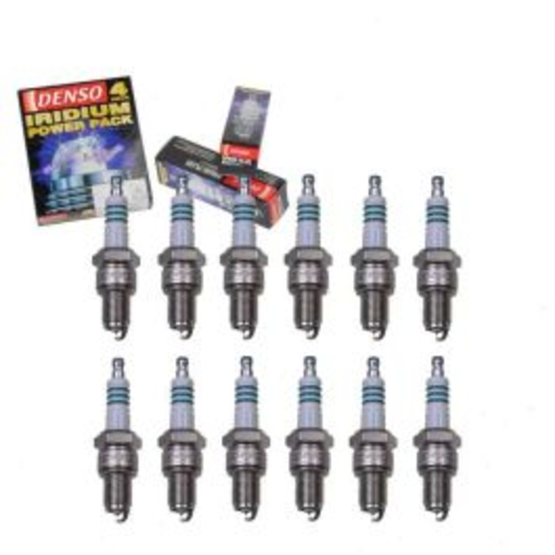12 pc DENSO Iridium Power Spark Plugs for 1974 Ferrari 365 GT4 BB 4.4L H12