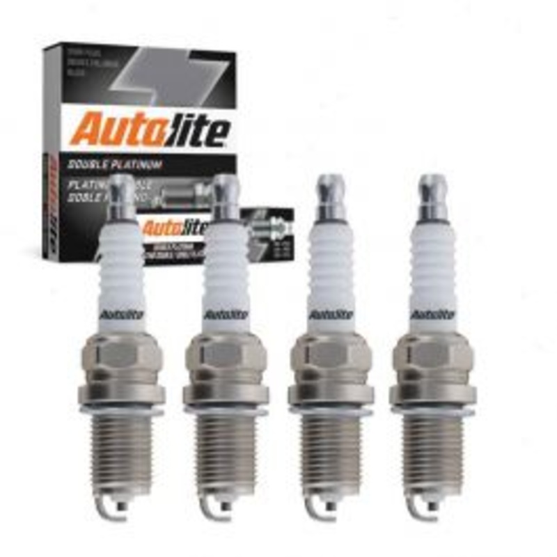 4 pc Autolite Double Platinum Spark Plug for 1988-1992 Buick Skylark 2.3L L4