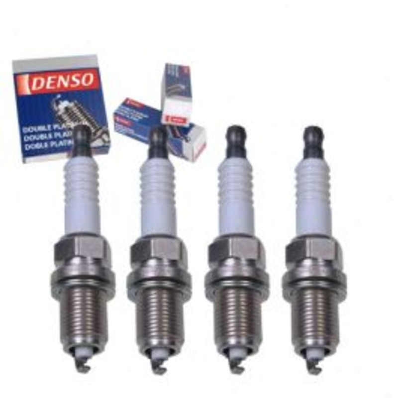 4 pc DENSO Double Platinum Spark Plugs for 1994-1998 Toyota T100 2.7L L4