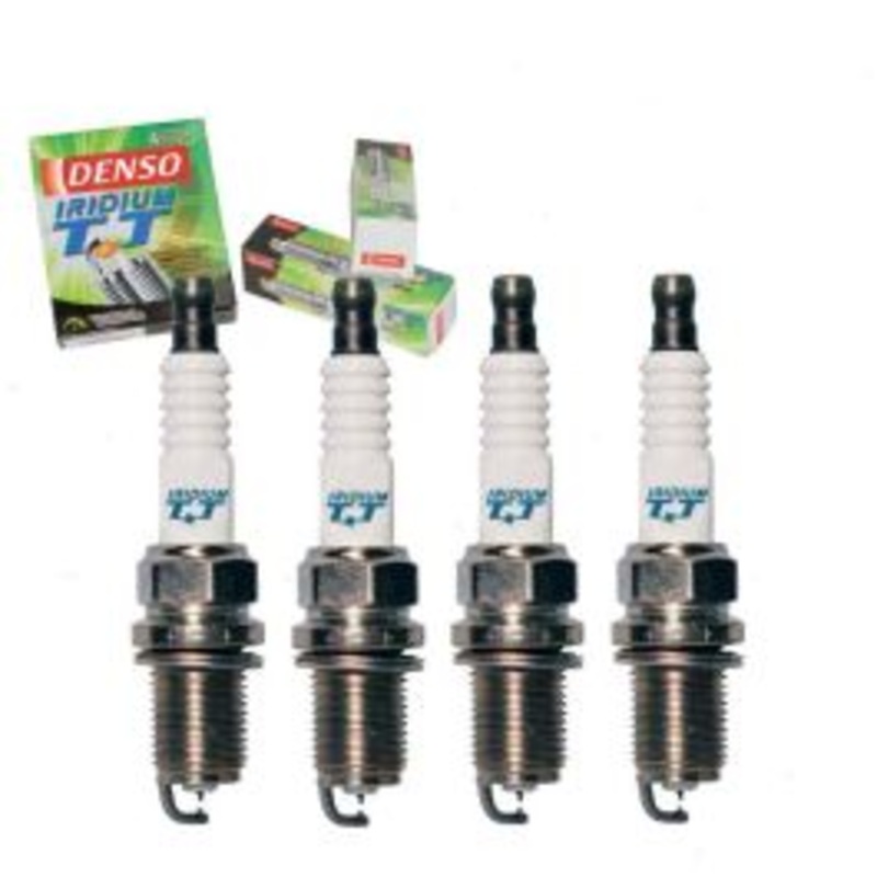 4 pc DENSO Iridium TT Spark Plugs for 1988 Chevrolet Nova 1.6L L4