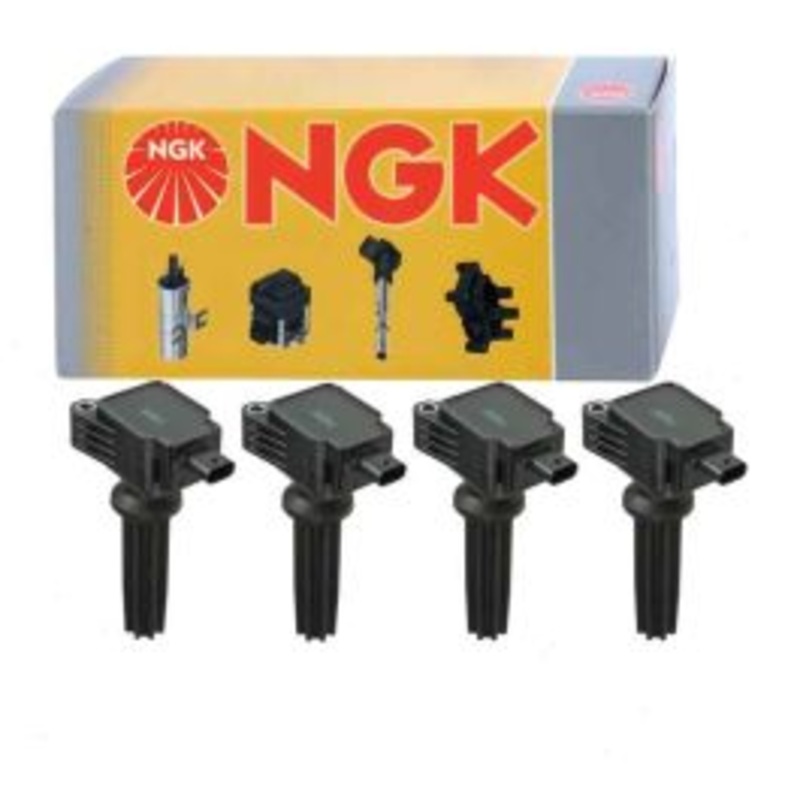 4 pc NGK Ignition Coils for 2015-2019 Lincoln MKC 2.0L 2.3L L4