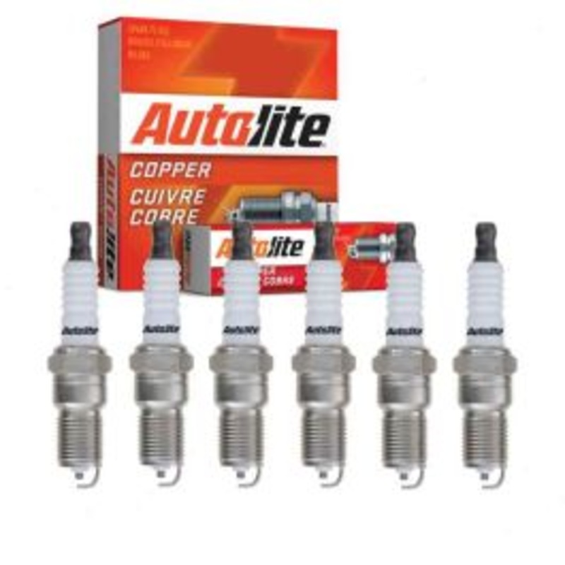 6 pc Autolite Copper Core Spark Plug for 1999-2002 Mercury Cougar 2.5L V6