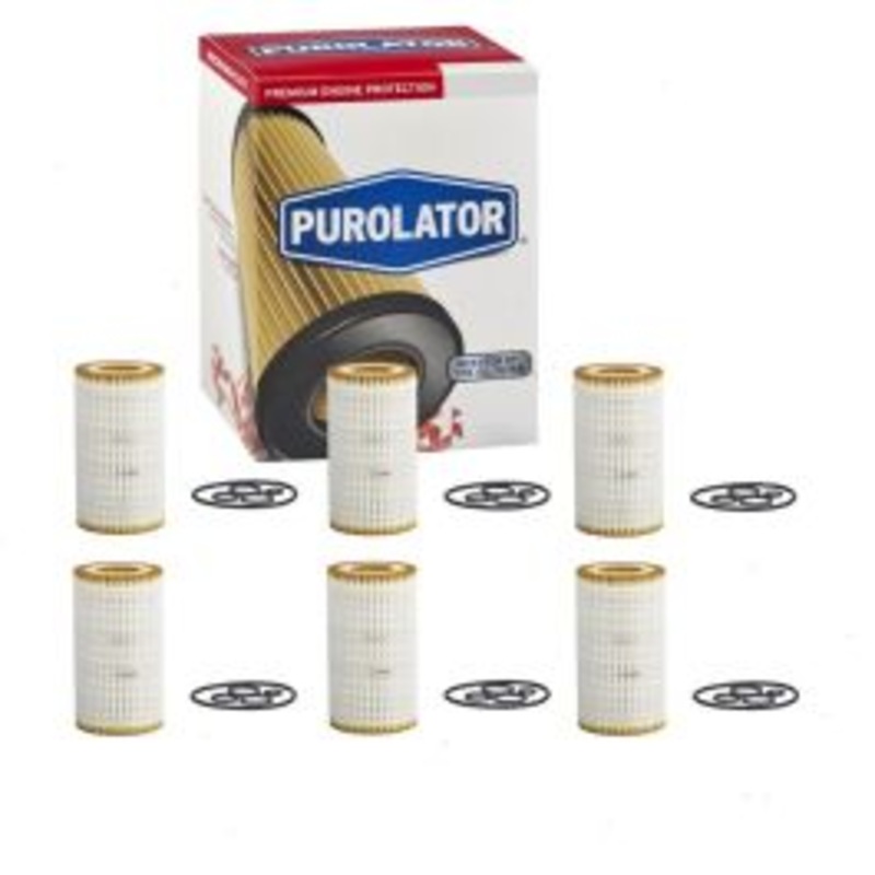 6 pc Purolator L25277 Engine Oil Filters