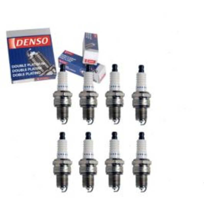 8 pc DENSO Double Platinum Spark Plugs for 1964-1974 Plymouth Barracuda 4.5L 5.2L 5.6L 5.9L V8