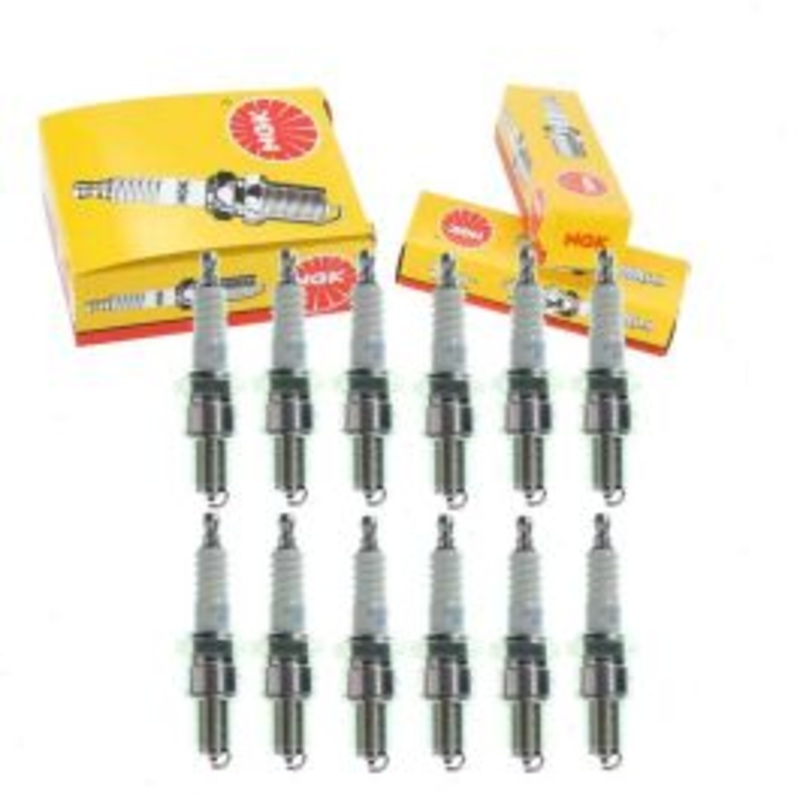 12 pc NGK Standard Spark Plugs for 1974-1982 Lamborghini Countach 3.9L V12