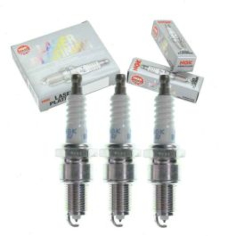 3 pc NGK Laser Platinum Spark Plugs for 1989-1992 Chevrolet Sprint 1.0L L3