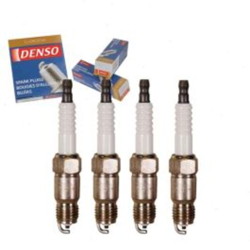 4 pc DENSO Standard U-Groove Spark Plugs for 1976-1987 Chevrolet Chevette 1.4L 1.6L L4