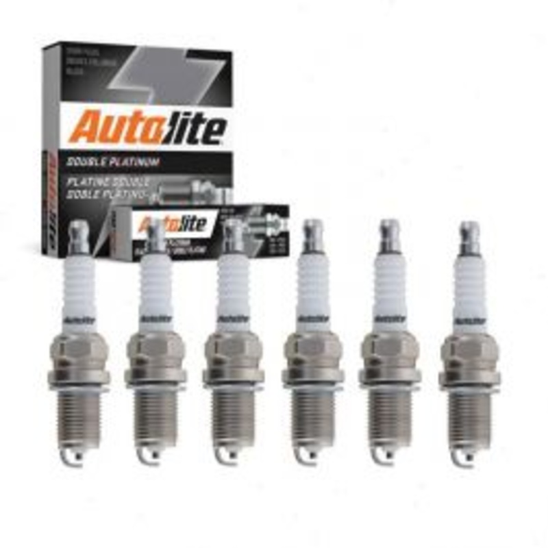 6 pc Autolite Double Platinum Spark Plug for 1995-2007 Honda Accord 2.7L