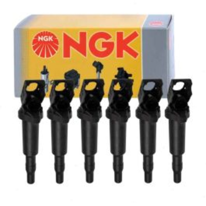 6 pc NGK Ignition Coils for 2001-2005 BMW M3 3.2L L6