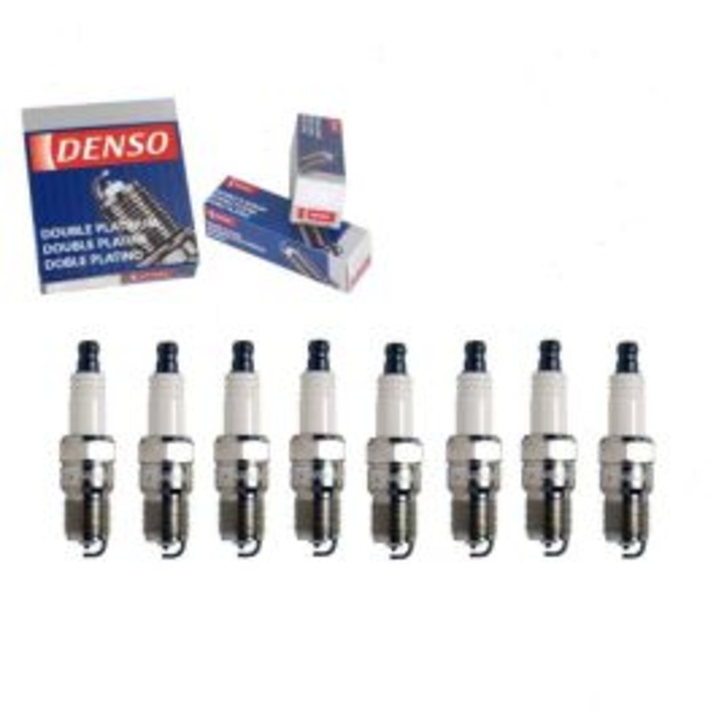 8 pc DENSO Double Platinum Spark Plugs for 2003-2005 Ford E-150 Club Wagon 4.6L V8